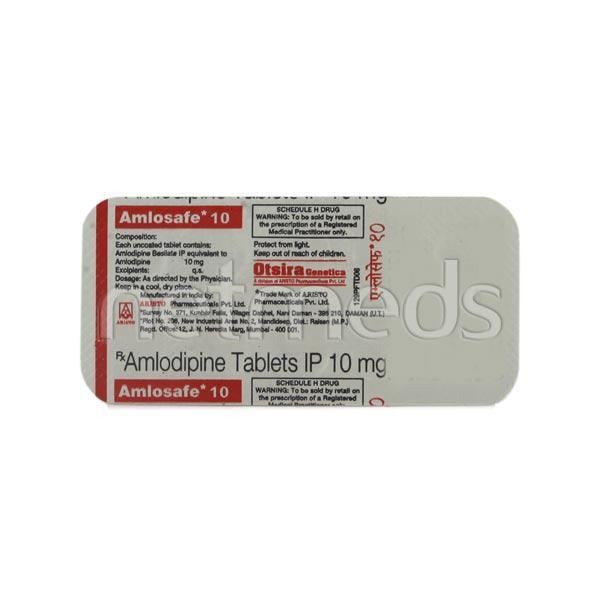 Amlosafe 10mg Tablet 10'S