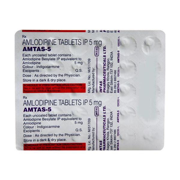 Amtas 5mg Tablet 30'S