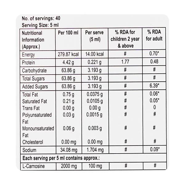 COGVIN MANGO FLAVOUR Syrup 200ml