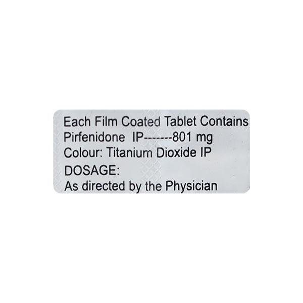 PULMOFIB 801mg Tablet 10's