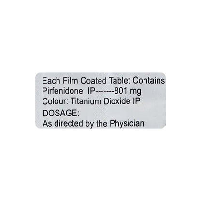 PULMOFIB 801mg Tablet 10's