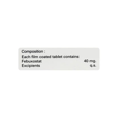 FEBUXOT 40 Tablet 10's