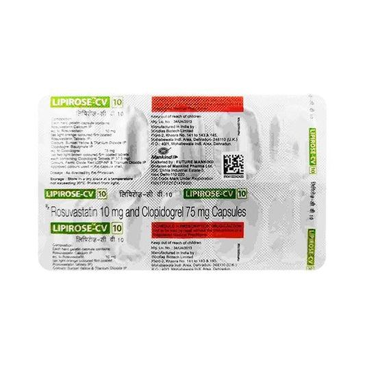 LIPIROSE CV 10 Capsule 10's