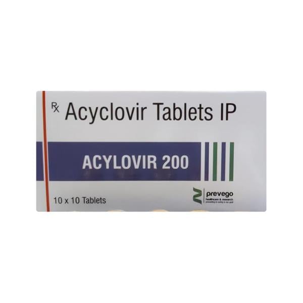 ACYLOVIR 200 Tablet 10's