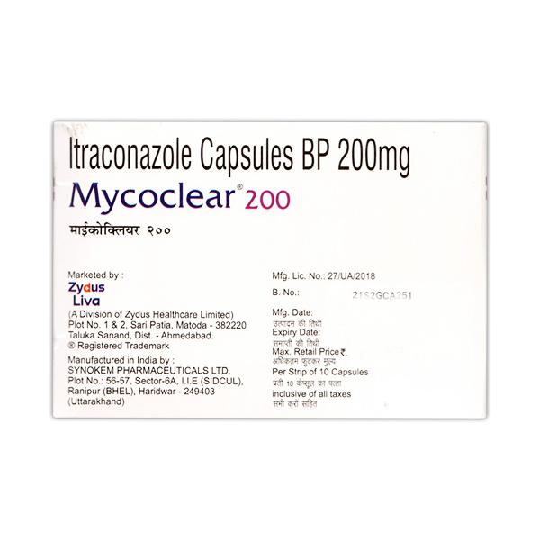 MYCOCLEAR 200 Capsule 10's