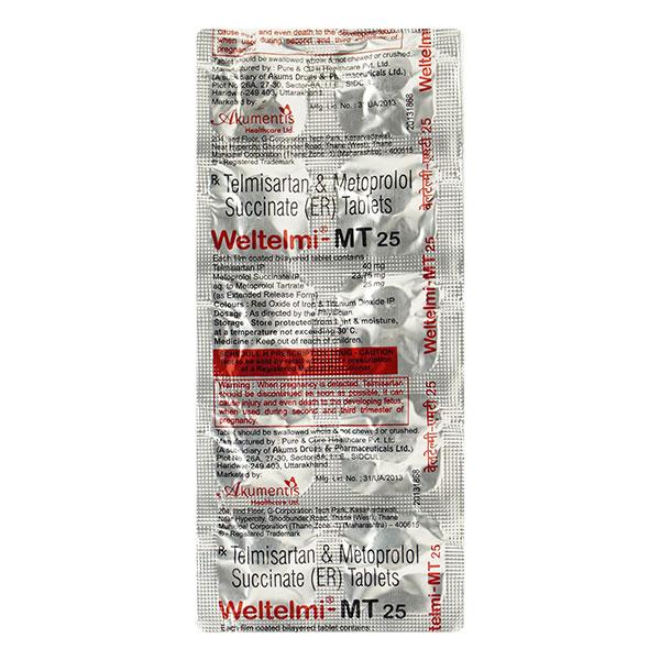 Weltelmi MT 40/25mg Tablet 10'S