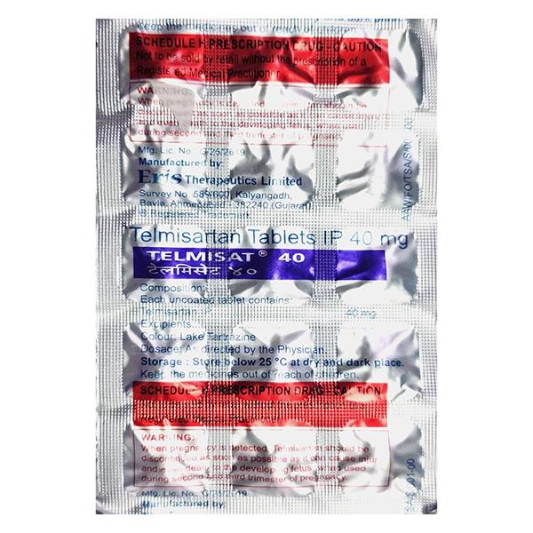 TELMISAT 40 Tablet 15's