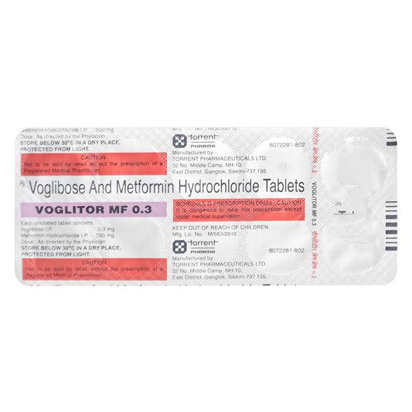 Voglitor MF 0.3mg Tablet 10'S