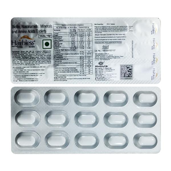 HAIRBLESS Tablet 15's