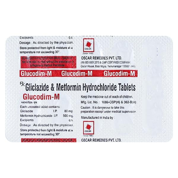 GLUCODIM M Tablet 10's