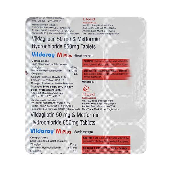 VILDARAY M PLUS Tablet 15's