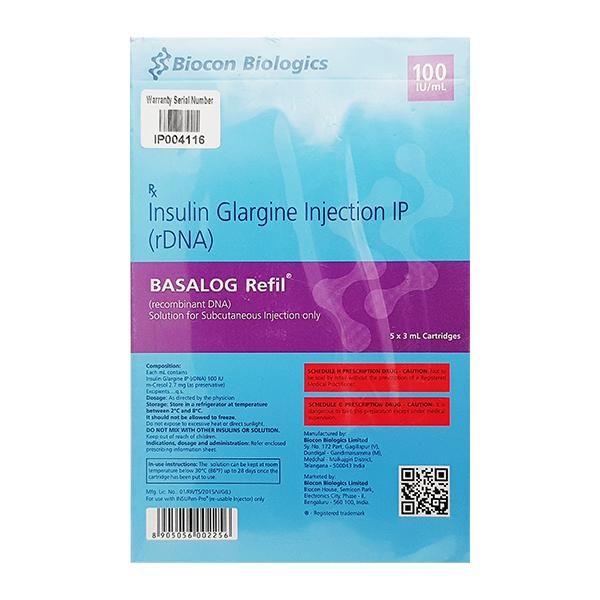 Basalog Refil Cartridge 1X3ml