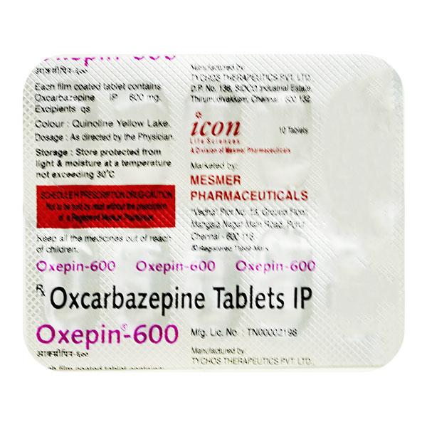 Oxepin 600mg Tablet 10'S
