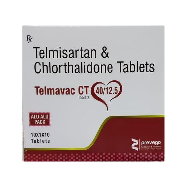 TELMAVAC CT 40/12.5 Tablet 10's