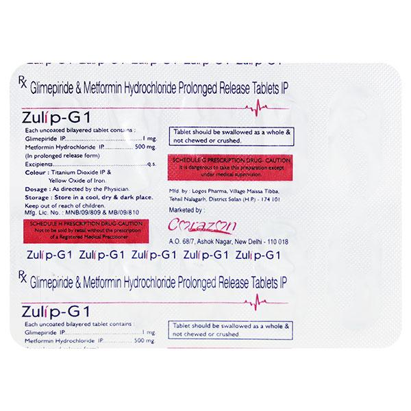 ZULIP G 1 Tablet 10's