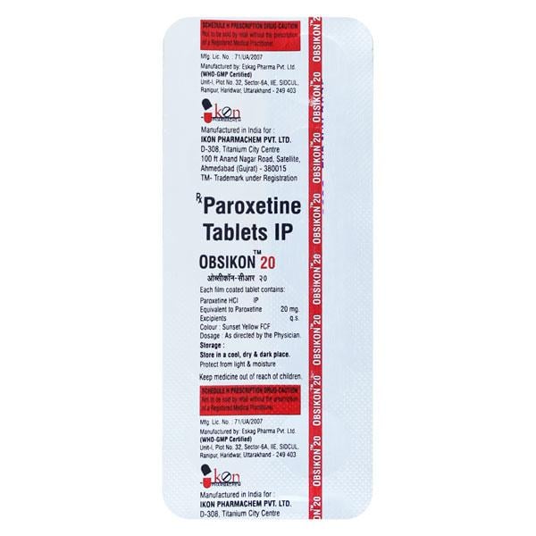 OBSIKON 20 Tablet 10's