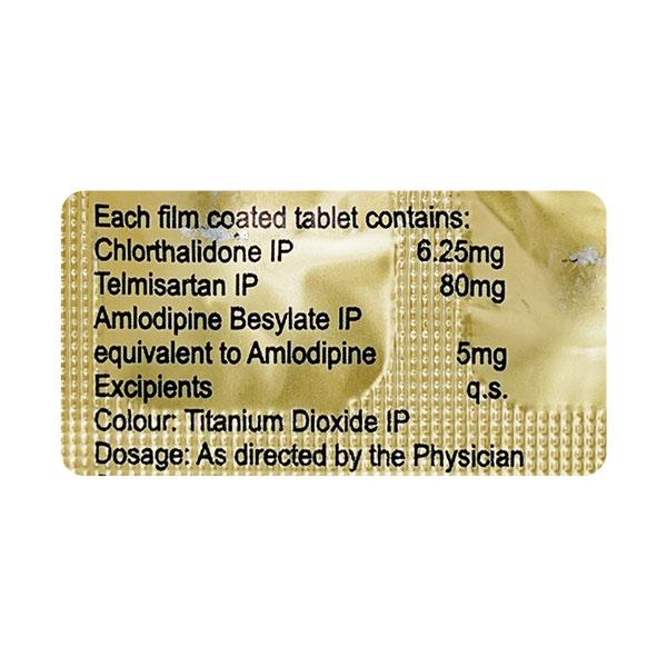 CTD T AM 6.25/80/5mg Tablet 10's