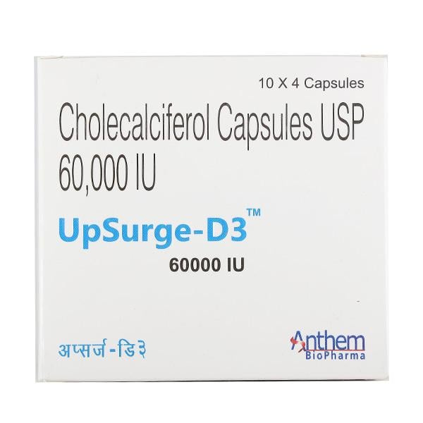 UPSURGE D3 60000iu Capsule 4's