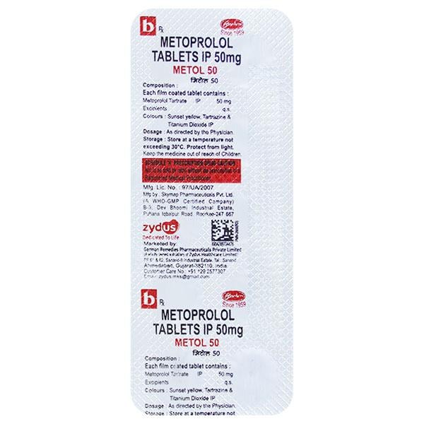 METOL 50 Tablet 10's