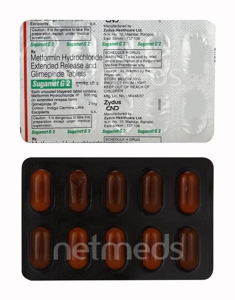 Sugamet G2 Tablet 10'S