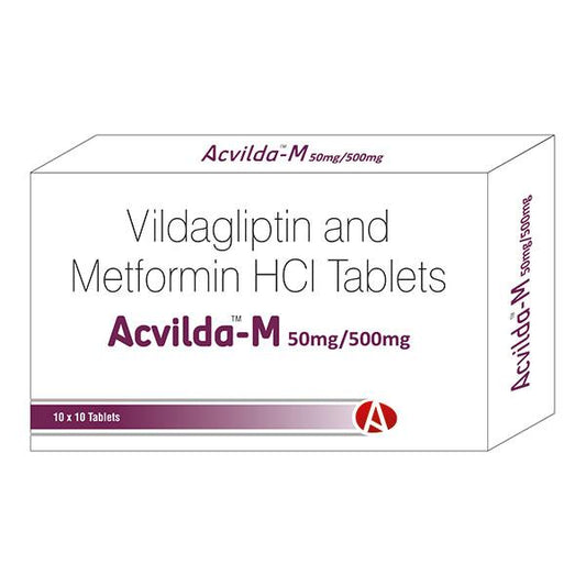 ACVILDA M 500 Tablet 10's