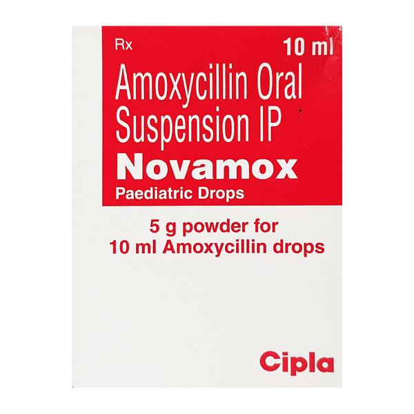 Novamox Paediatric Drops 10ml