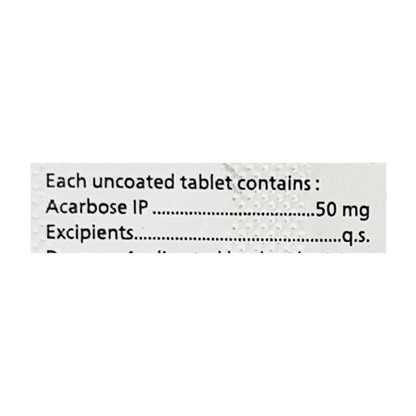 GLUCOTAG 50 MG Tablet 10's
