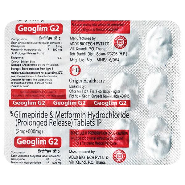 GEOGLIM G2 Tablet 15's