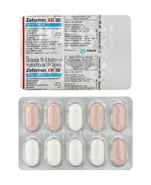 Zeformin XR 30mg Tablet 10'S
