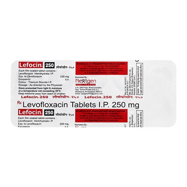 LEFOCIN 250 Tablet 10's