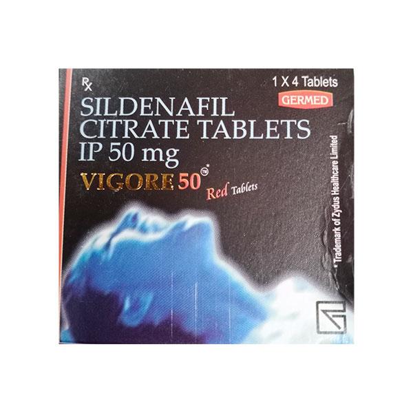 Vigore 50 RED Tablet 4'S
