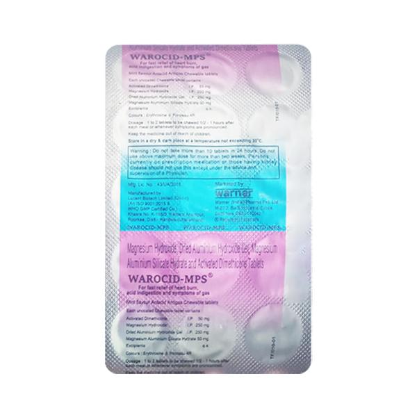 WAROCID MPS Tablet 15's