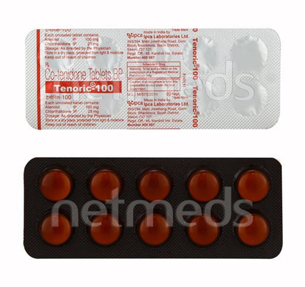 Tenoric 100mg Tablet 10'S