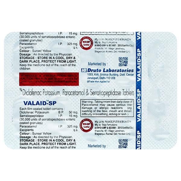 VALAID SP Tablet 10's