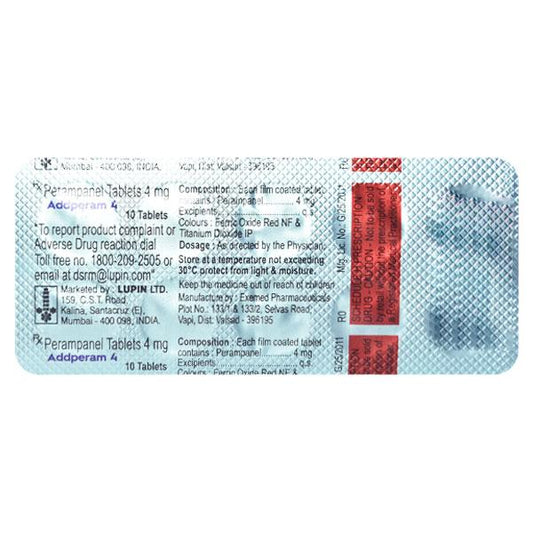 ADDPERAM 4 Tablet 10's