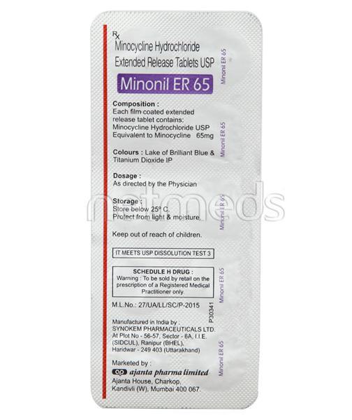 Minonil ER 65mg Tablet 10'S