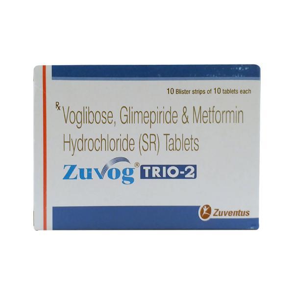 Zuvog Trio 2mg Tablet 10'S