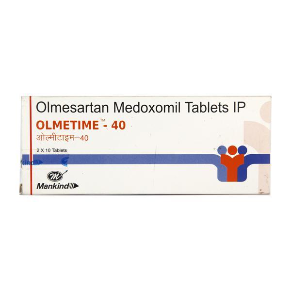 Olmetime 40mg Tablet 10'S