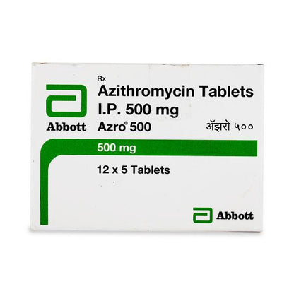 AZRO 500mg Tablet 5's