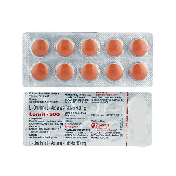 Lornit 500mg Tablet 10'S