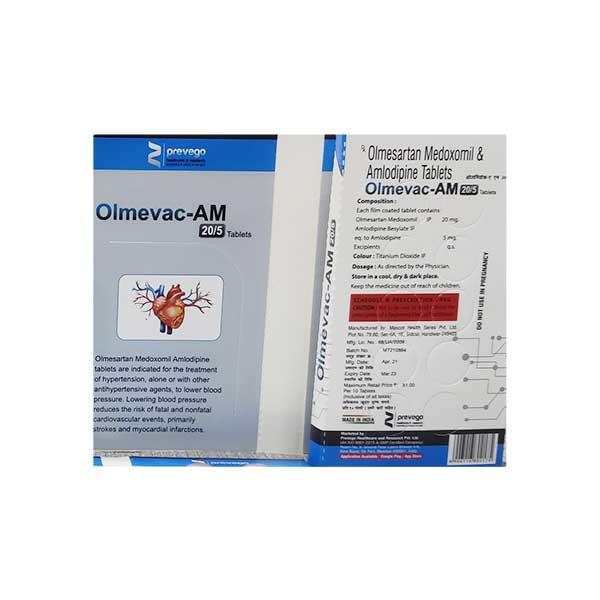 OLMEVAC AM 20 Tablet 10's