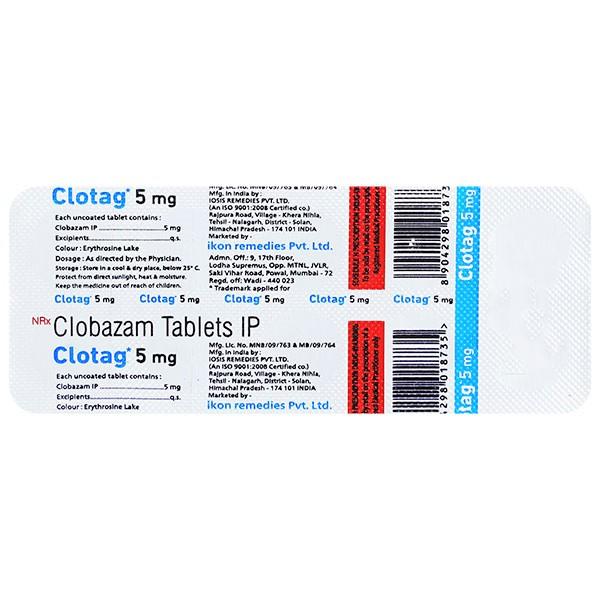 CLOTAG 5mg Tablet 10's