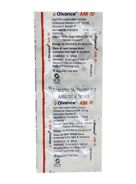 Olvance AM 20mg Tablet 10'S