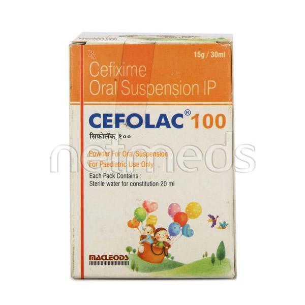 Cefolac 100mg Oral Suspension 30ml