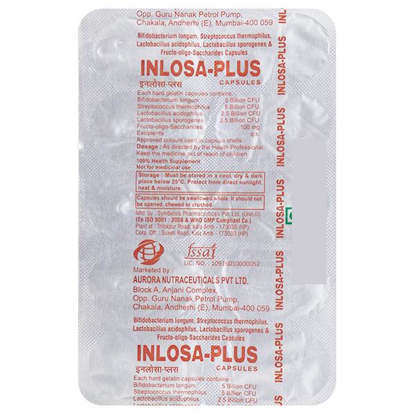 Inlosa Plus Capsule 10's