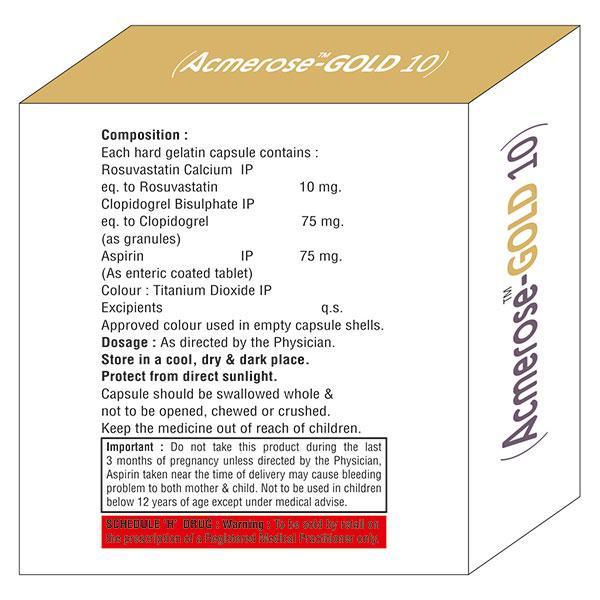ACMEROSE GOLD 10 Capsule 10's