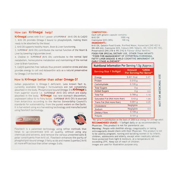 KRIMEGA Softgel 10's