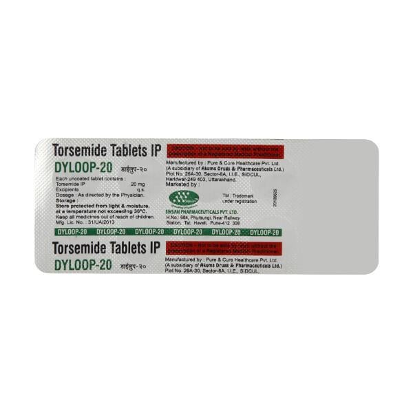 Dyloop 20mg Tablet 10'S