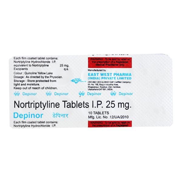 Depinor 25mg Tablet 10'S