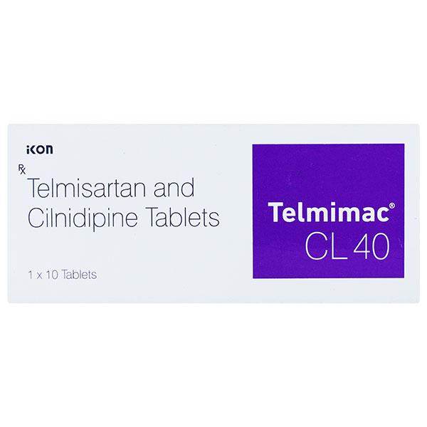 TELMIMAC CL 40mg Tablet 10's